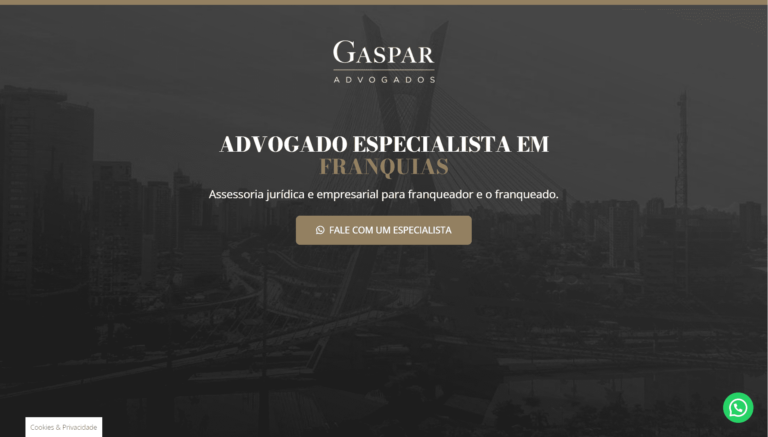 Site LP Gaspar Advogados